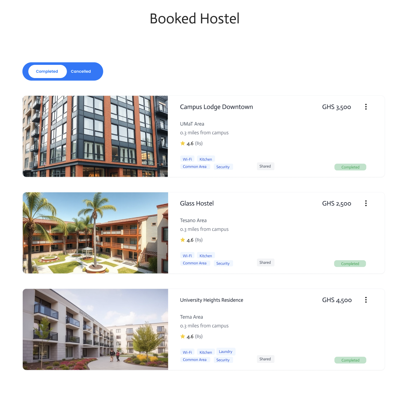 MYHOSTELONLINE — screen 2